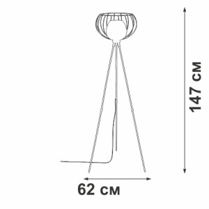 Торшер  V3100-1/1P
