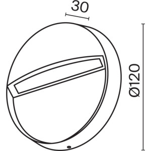 Подсветка для лестниц и ступеней Mane O046SL-L3W3K