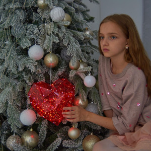 Светильник декоративный  ULD-R511 3АА RED HEART